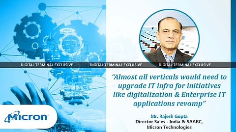 The Current IT Infra Among Large Organizations Would Undergo Major Transformation: Micron