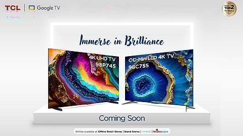TCL All Set to Launch New QD Mini LED 4K TV and 4K UHD TV in India