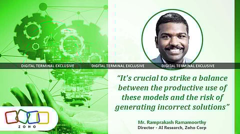 Organizations Must Be Cautious Not to Input Sensitive Data Into These Models: Zoho