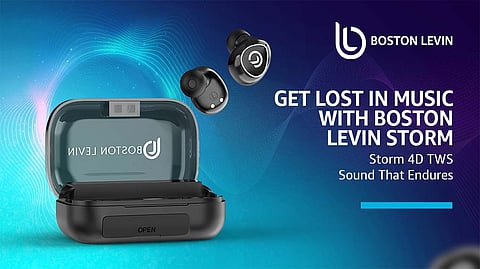 BOSTON LEVIN Launches ‘Storm 4D’ TWS Earbuds
