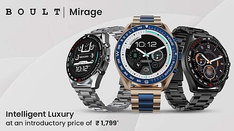 Boult Mirage Smartwatch Hits the Market at an Unbeatable Price of INR 1,799/-