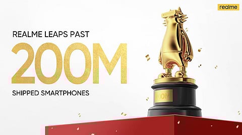 Realme Crosses 200 Million Smartphone Shipments Mark