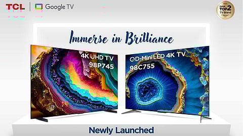TCL Launches QD Mini LED 4K TV and 4K UHD TV in India