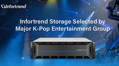 One of Top Three K-Pop Entertainment Groups Selected Infortrend's SAN Storage for Video Post-Production