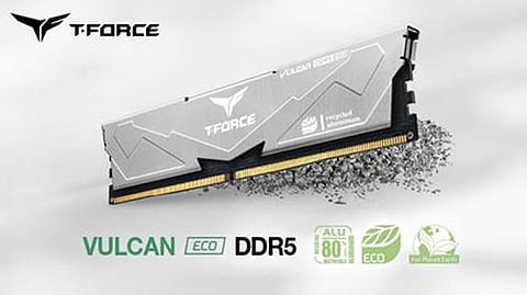 TEAMGROUP Unveils Industry's First Eco-Friendly T-FORCE VULCAN ECO DDR5 Memory