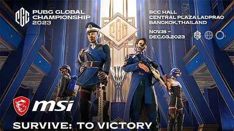 MSI Becomes Official Gaming Partner for PUBG Global Championship 2023