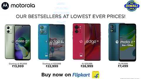 Motorola Announces Massive Discounts During Flipkart Big Diwali Sale