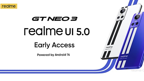 Realme Rolls Out UI 5.0 Early Access Update for GT Neo 3 and GT Neo 3 150W