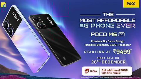 POCO Introduces All-new M6 5G Smartphone