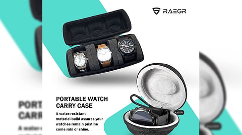 RAEGR Unveils Stylish Travel Cases for Wristwatches and Smartwatches