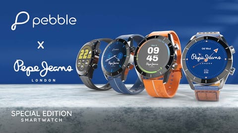 Pebble Introduces Limited Edition Smartwatch in Collaboration with Pepe Jeans