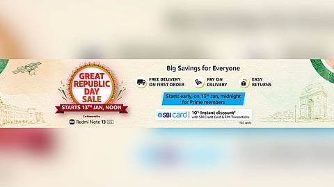 Amazon Launches Great Republic Day Sale from January 13 – 18