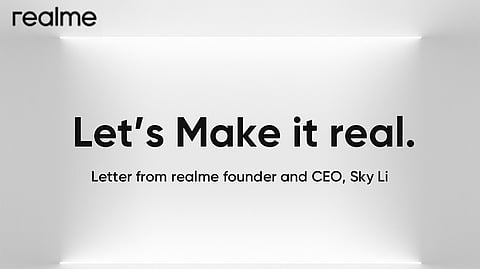 Realme Reveals New Slogan ‘Make it Real’
