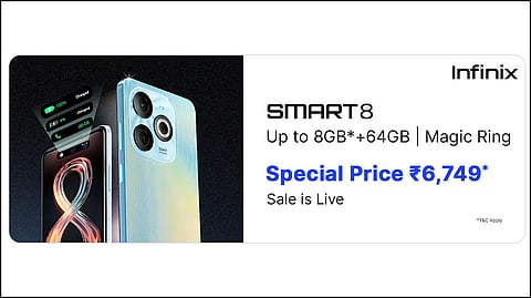 Infinix SMART 8 Released for Purchase on Flipkart, Priced at INR 6749