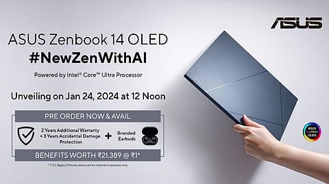 ASUS Zenbook 14 OLED Pre-Booking Opens, Know Exciting Offers