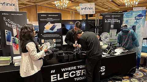 Infinix Launches E-Color Shift at CES 2024 to Revolutionizing Smartphone Color Transformation