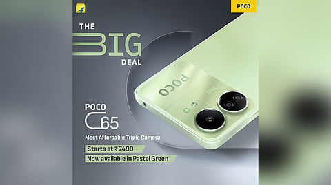 POCO Introduces New Green Color Option for POCO C65 and POCO M6 5G