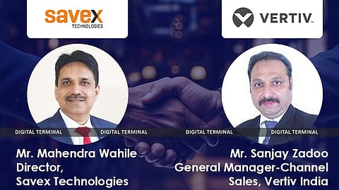 Vertiv India Signed Distribution Partnership with Savex Technologies for UPS & Thermal Products