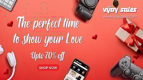 Vijay Sales Launches Valentine's Day Sale with Up to 70% Off