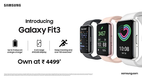 Samsung Introduces All-new Galaxy Fit3 Smartwatch with Wider Display