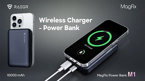 RAEGR Unveils MagFix M1 Wireless Power Bank