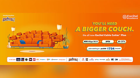 Excitel Revolutionizes Home Entertainment with Launch of 'Excitel TV', A Complete Entertainment Package