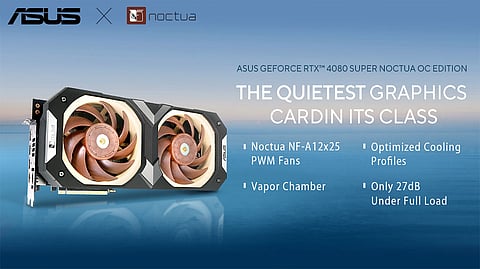 ASUS Launches GeForce RTX 4080 SUPER Noctua OC Edition Graphics Card for Gamers