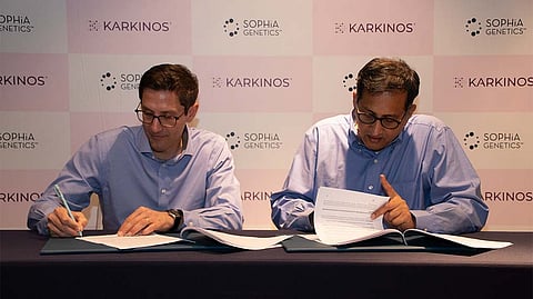 Karkinos Healthcare Signed MoU with SOPHiA GENETICS for Research in Genomic Solutions for Cancer