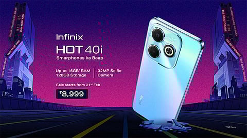 Infinix Debuts Hot 40i: India’s First 32MP Selfie Camera in a Budget Smartphone