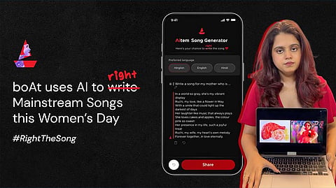 boAt's Bold Move: Women's Day Campaign Challenges Sexist Lyrics