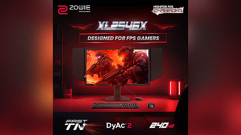 ZOWIE Unveils its Latest Gaming Monitor ‘XL2546X’ with Fast-TN and New DyAc 2 Technology