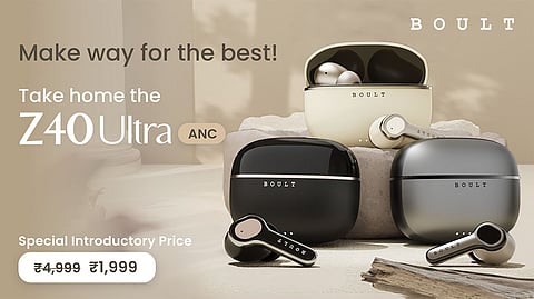 BOULT Introduces TWS Z40 Ultra: The Ultimate Budget Earbuds with ANC