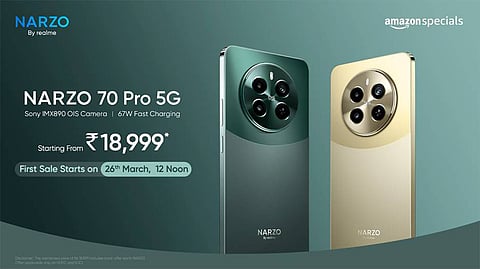 Realme NARZO 70 Pro 5G: Redefining Low-Light Photography, Sale Today