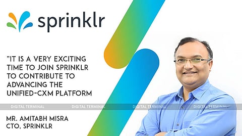 Sprinklr Ropes in Amitabh Misra as Chief Technology Officer