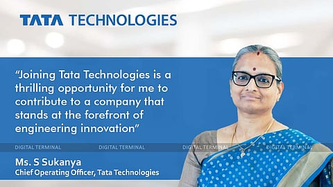 Tata Technologies Welcomes S Sukanya as Chief Operating Officer to Strengthen Leadership Team