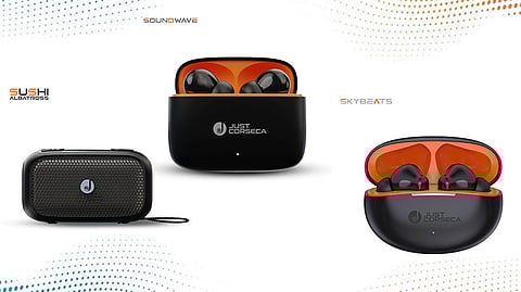 JUST CORSECA Expands Product Lineup With New TWS Earbuds And Bluetooth Speaker