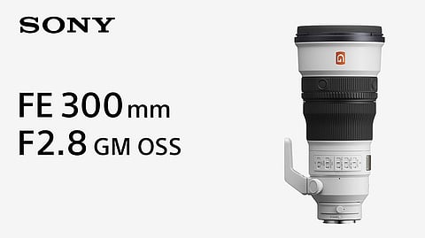 Sony Introduces Ultra-light G Master FE 300mm F2.8 GM OSS Telephoto Lens