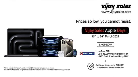 Get Ready for Savings! Vijay Sales' Apple Days Sale Starts