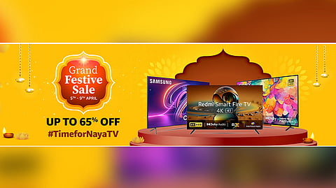 Amazon India's 'Grand Festive Sale' Offers Exciting Deals on Latest TVs
