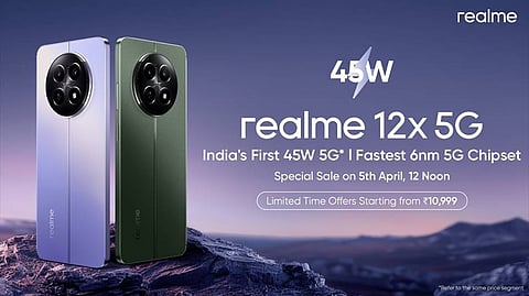 Realme 12x 5G Goes on Sale on Flipkart, Check Price and Specifications