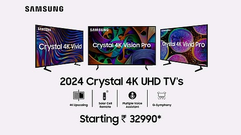 Samsung Introduces the 2024 Crystal 4K TV Series, Redefining Viewing Experiences