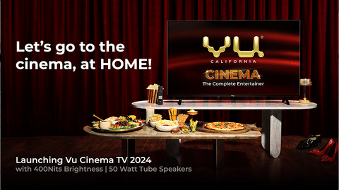 Vu Televisions Unveils its Latest Vu Cinema TV 2024 Edition with Premium Features