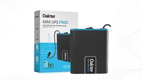 Oakter Introduces Mini UPS Pro, Priced at 1899