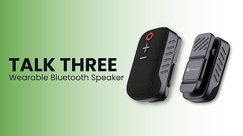 Portronics Unveils ‘Talk Three’ Wearable Bluetooth Speaker