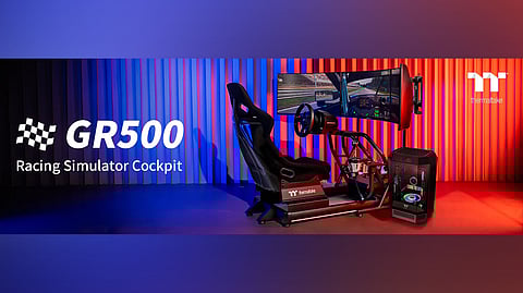 Thermaltake Unveils GR500 Racing Simulator Cockpit and Triple Racing Monitor Stand