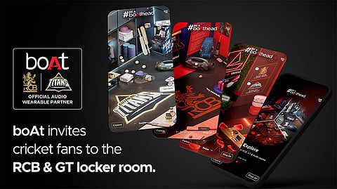 boAt Inviting Cricket Enthusiasts to RCB & GT Locker Room for Ultimate Fan Experience.