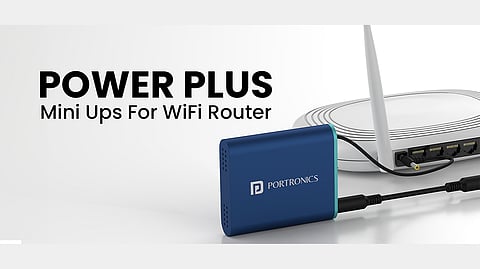 Portronics Launches Power Plus: Mini UPS for Uninterrupted Wi-Fi Connectivity