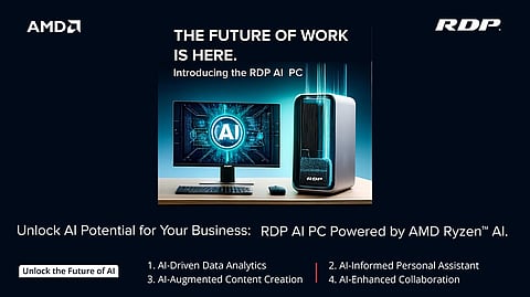 RDP Unveils India’s First AI Desktop PC, Powered by AMD Ryzen AI Processor
