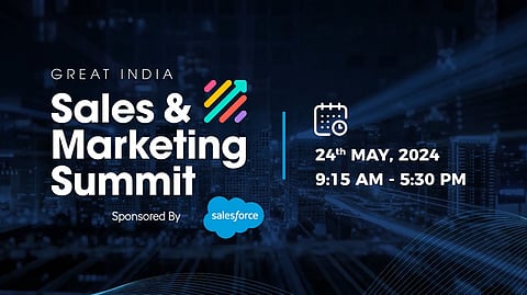 Salesforce to Host Inaugural Great India Sales & Marketing Summit