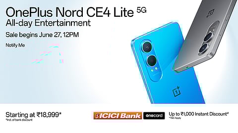 OnePlus Unveils Nord CE4 Lite 5G in India